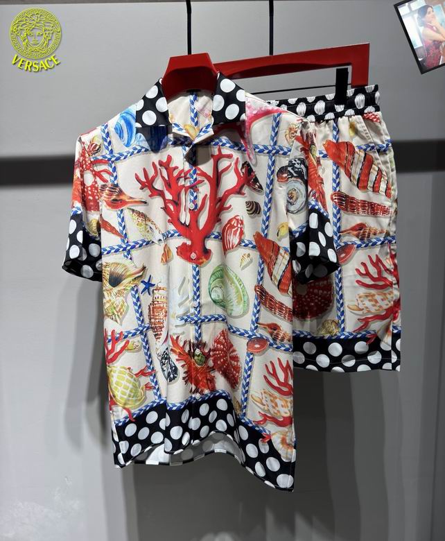 Versace Shirt & Shorts Set ID:20250801-195